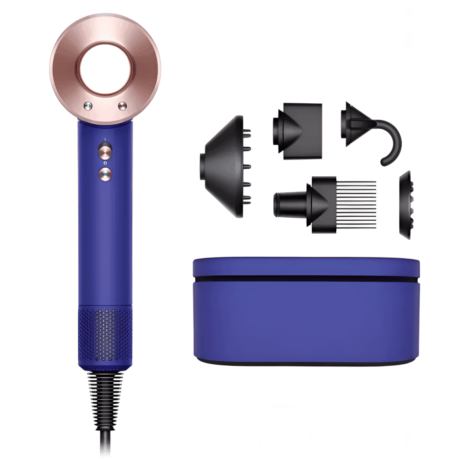 Dyson SuperSonic Nural HD07 Vinca Blue Rose с кейсом